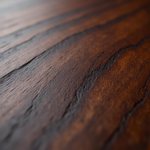 Close up of premium American Black Walnut