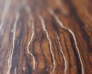 Close up of sustainable walnut wood grain